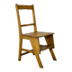 Vintage aesthetic Metamorphic library stairs chair, 1930s