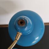 Blue and gold cocotte lamp, to table, flexible