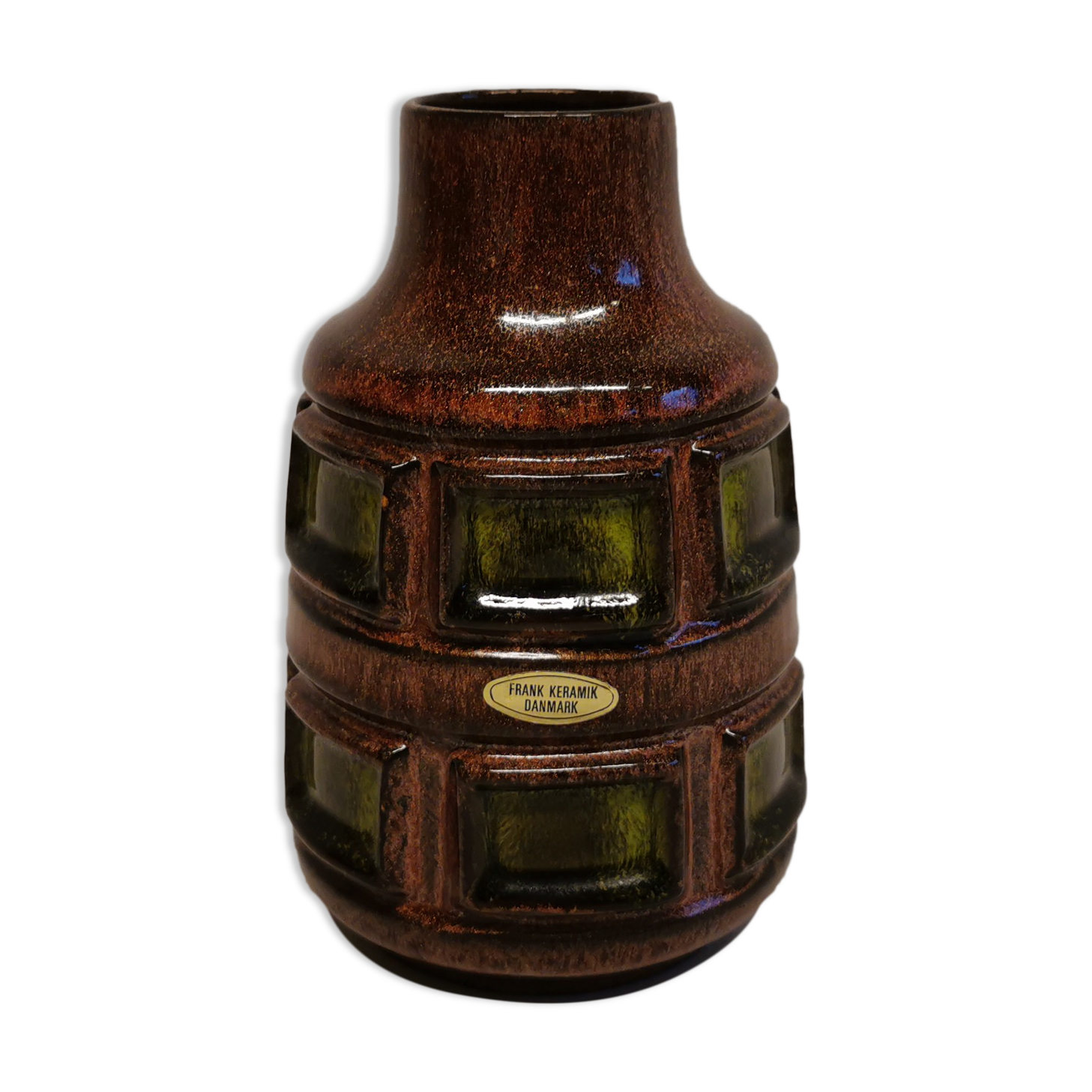 Vase in a timeless design, made by Frank ceramics Denmark 1960s.