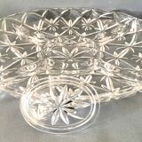 Partitioned dish for aperitif and appetizers