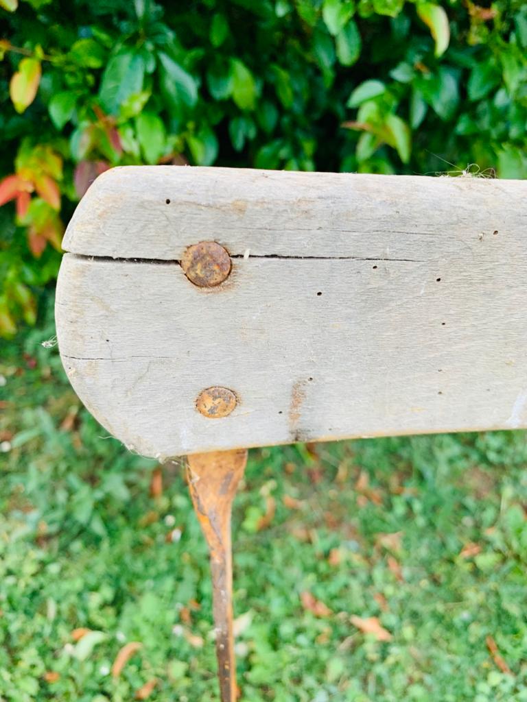 Set of 4 folding garden chairs