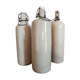 Lot of three old sandstone bottles