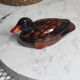 Antique duck figurine