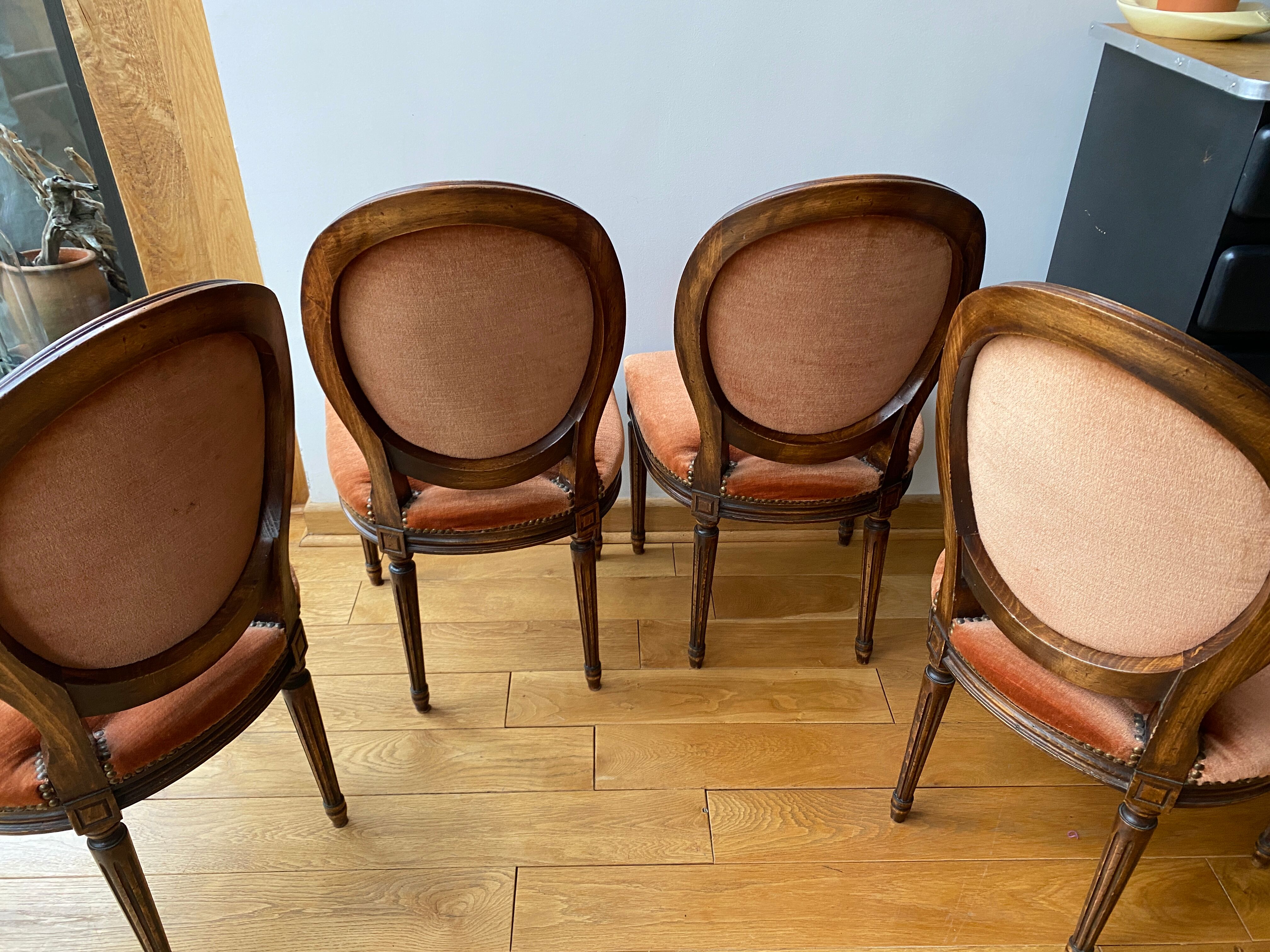 Antique medallion chairs