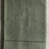 Old Sheet in Pure Khaki Linen Thread