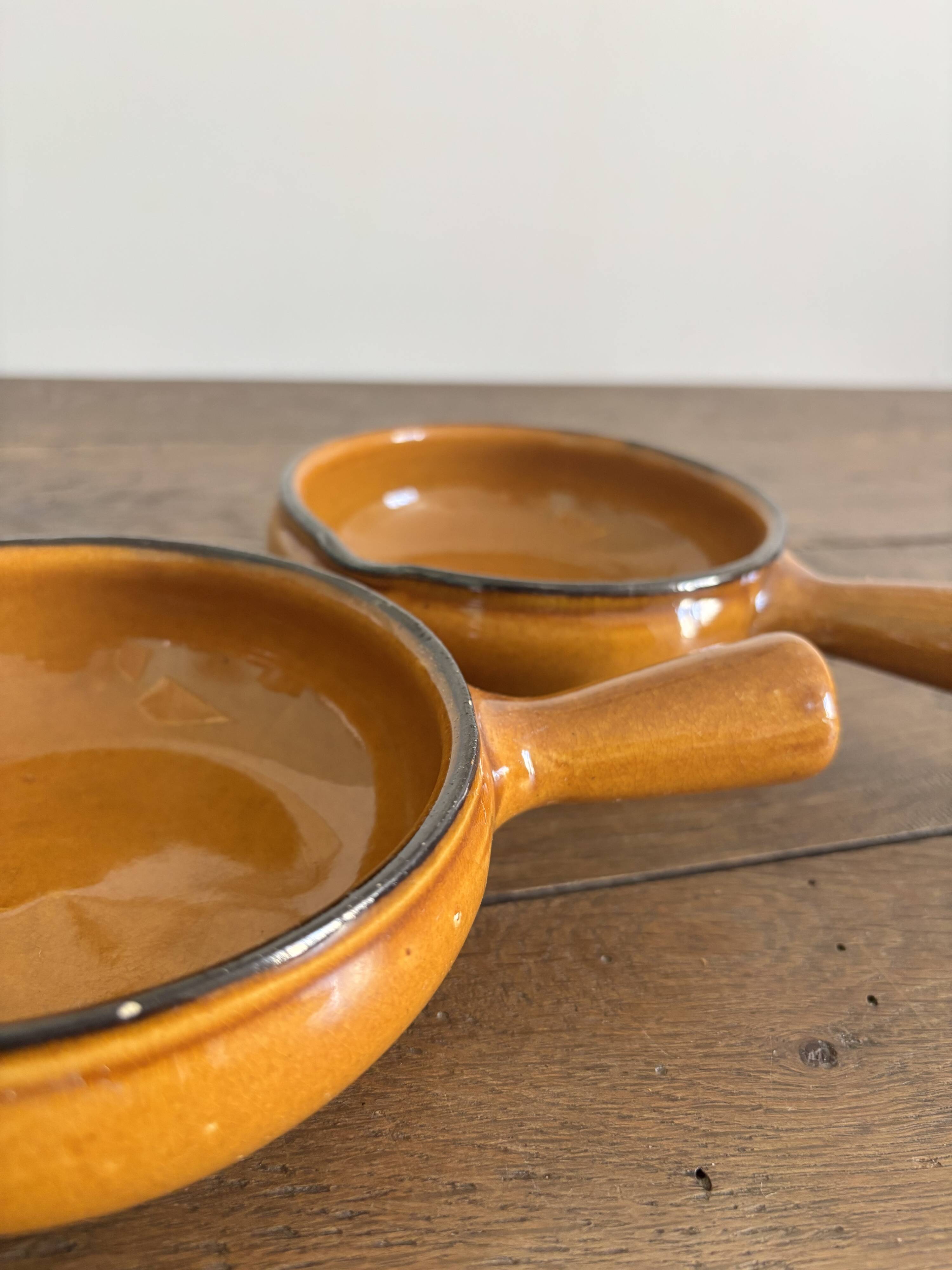 Ensemble de grès et céramiques vintage – Cuisine d'antan – Années 60-70