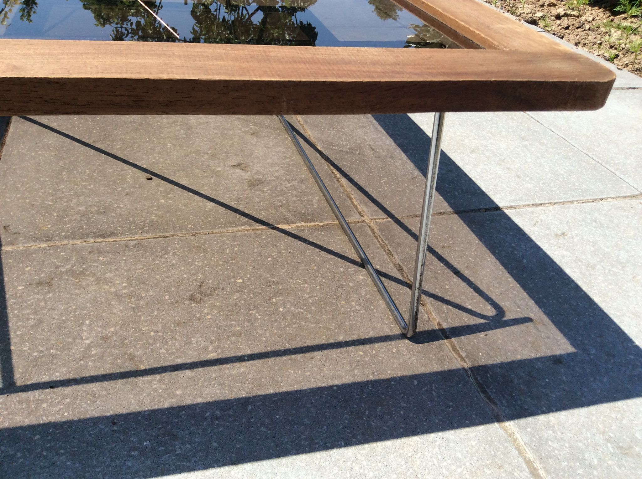 Table basse et haute tréteaux