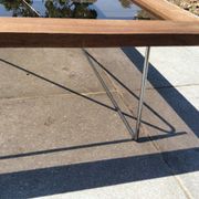 Table basse et haute tréteaux