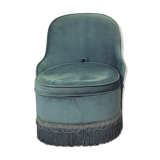 Velvet children's toad armchair, seat chest