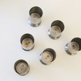 X6 stainless steel liqueur glasses
