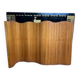 Wooden screen attributed to Baumann