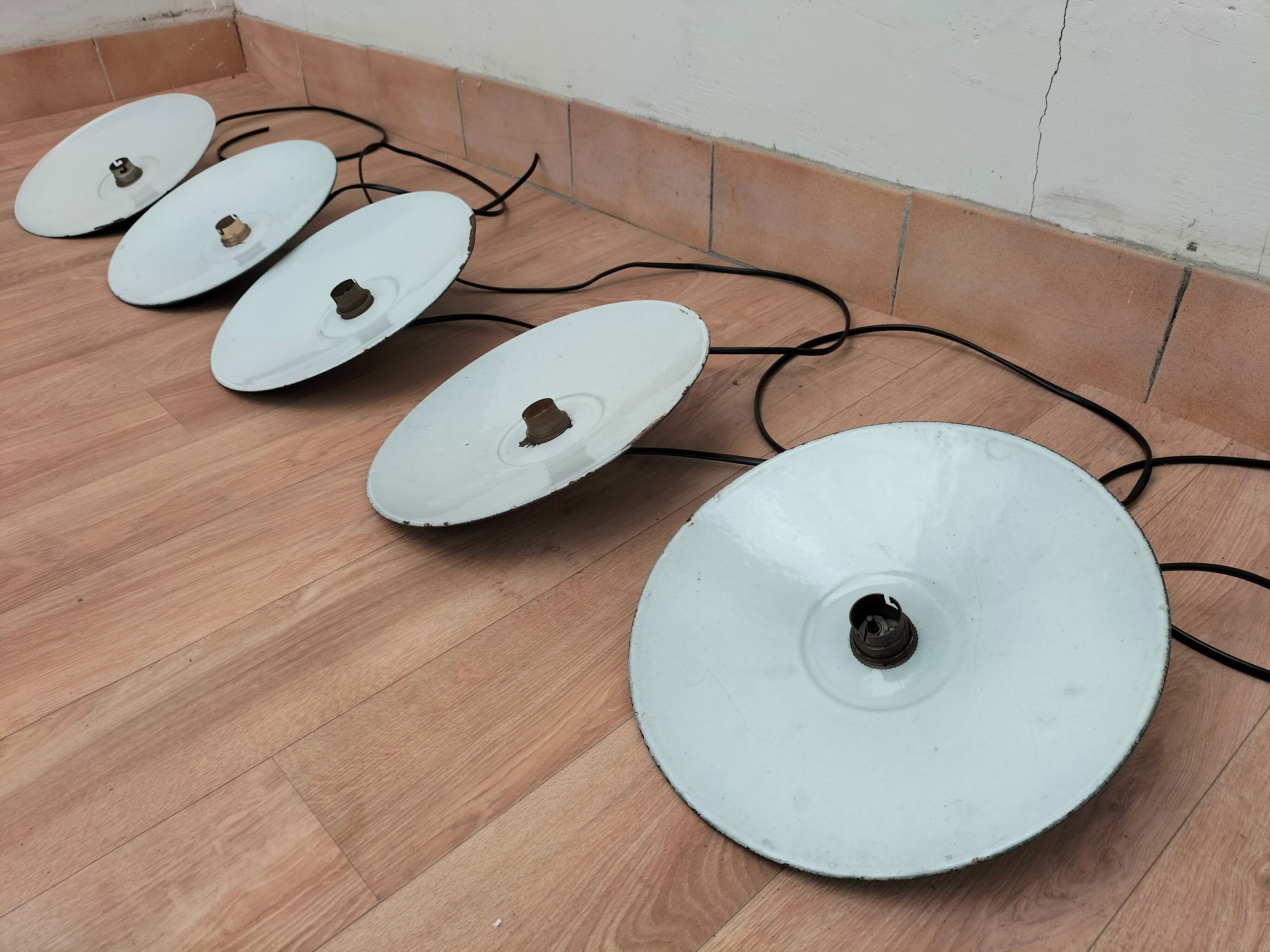 Set of antique lamps