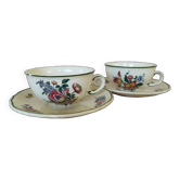 Old earthenware cups Villeroy & Boch 1562 Old Strasbourg