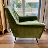 Suite de 2 fauteuils de style Gio Ponti - Suite de 2 fauteuils de style Gio Ponti