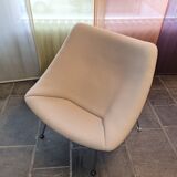 Pierre Paulin Oyster armchair reupholstered