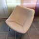 Pierre Paulin Oyster armchair reupholstered