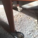 Scandinavian teak serving trolley from the 50s/60s