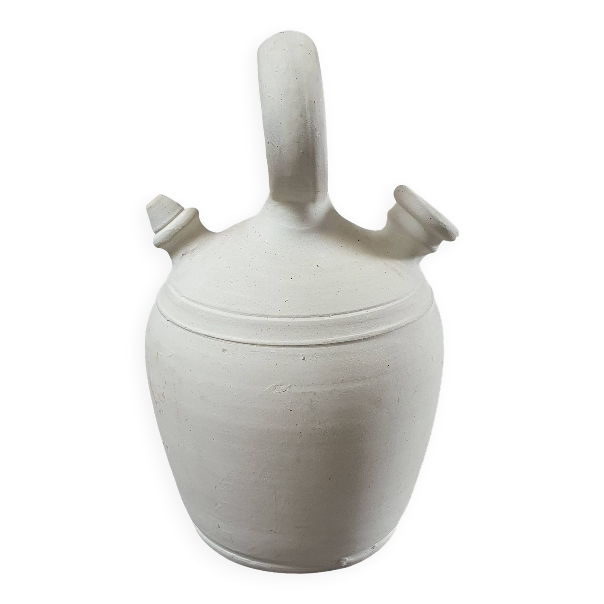 Cream terracotta jug