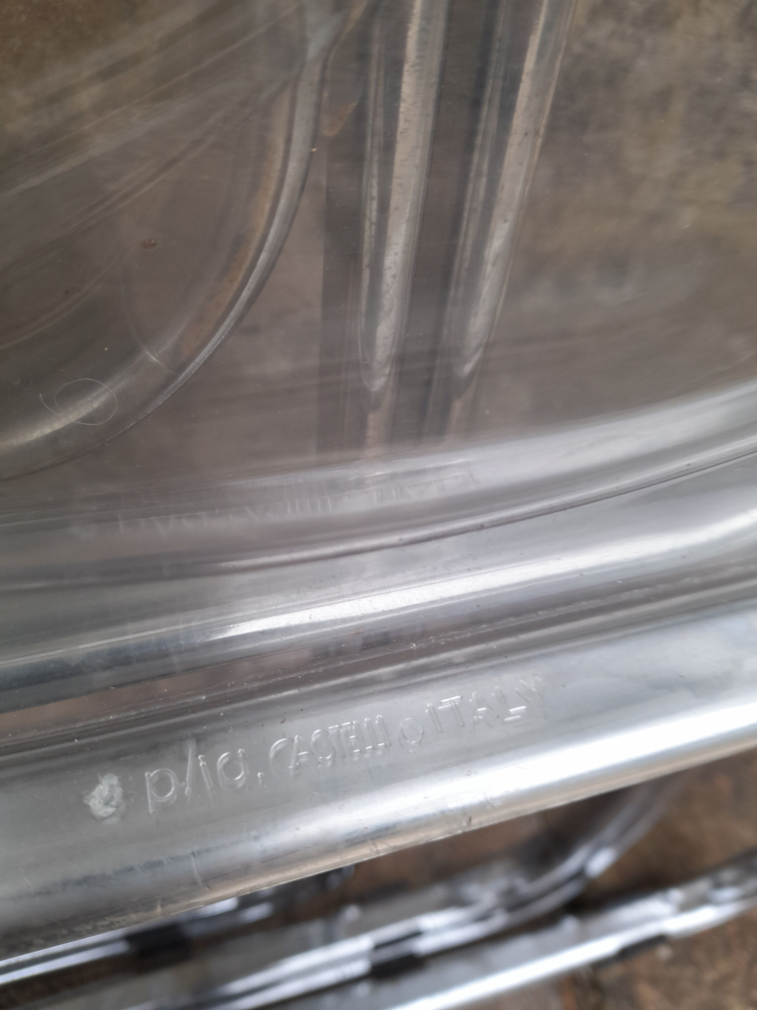 Series of 3 chairs model "plia" by Giancarlo Piretti by Castelli