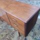 Vintage Scandinavian style sideboard in elm from the 1960s - Low buffet