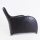 Montis Loge leather armchair with ottoman by Gerard van den Berg