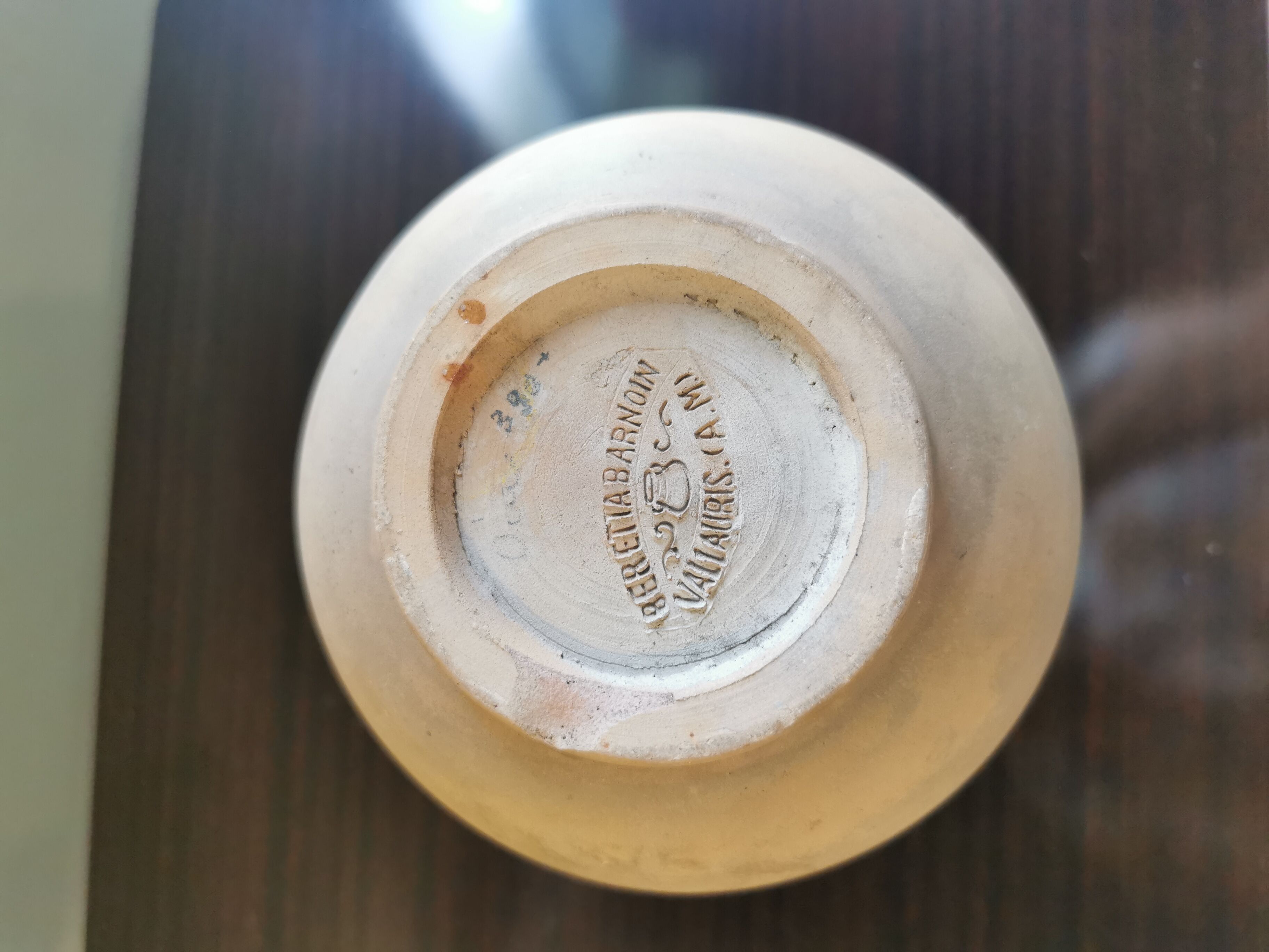 Vase Vallauris terracotta Beretta Barnoin