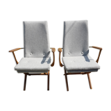 Pair of armchair "relax" Triconfort 60s