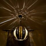 Danish brutalist pendant lamp by Holm Sorensen