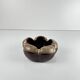 Vintage speckled glazed ceramic trinket dish – 1960/70