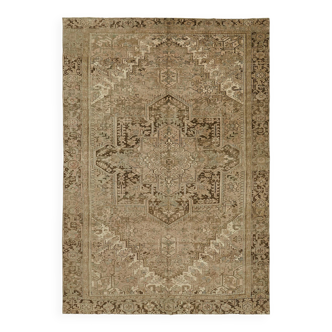 1980s 284 cm x 395 cm beige wool carpet