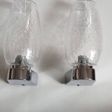 Paire d'appliques vintage style Lava lamp, années 70