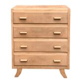 Commode art déco bois brut