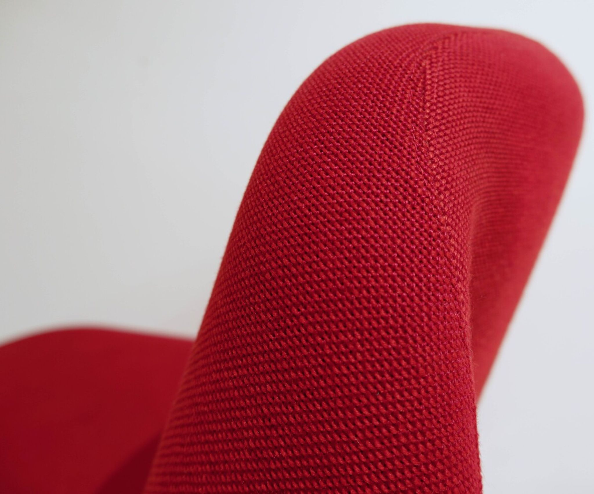 Red Alky armchair by Giancarlo Piretti to Castelli Italy 70s