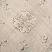 Grand Tapis Oriental Vintage Beige, Tapis Chinois Ancien, 260x342 Cm