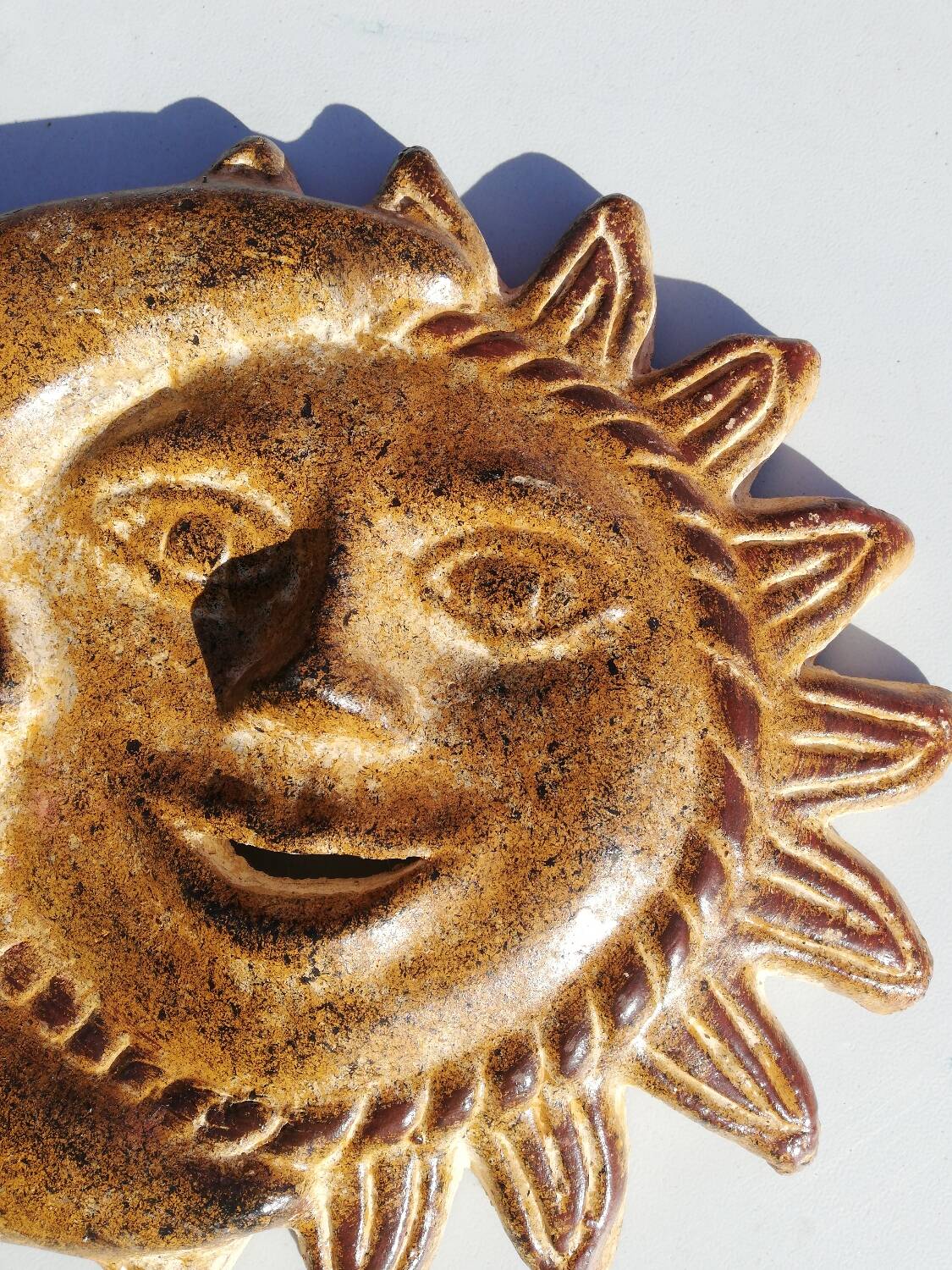 Sun and Moon shaped wall decoration