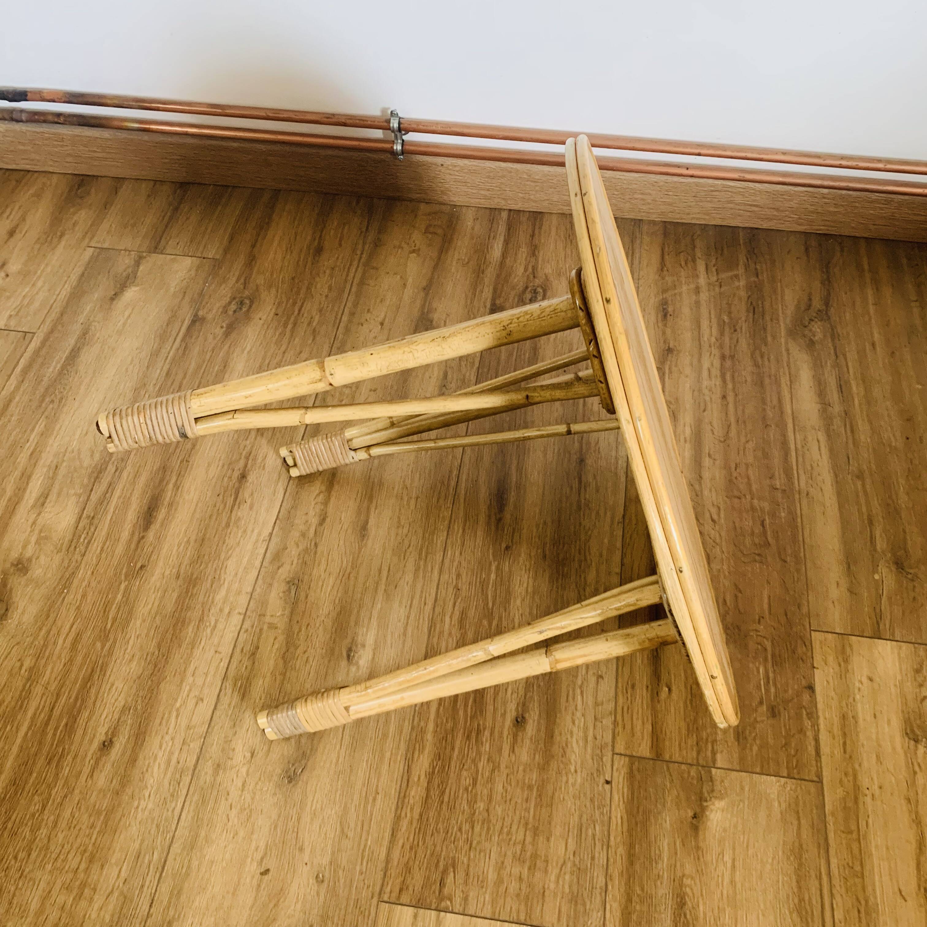 Vintage 60s tripod coffee table