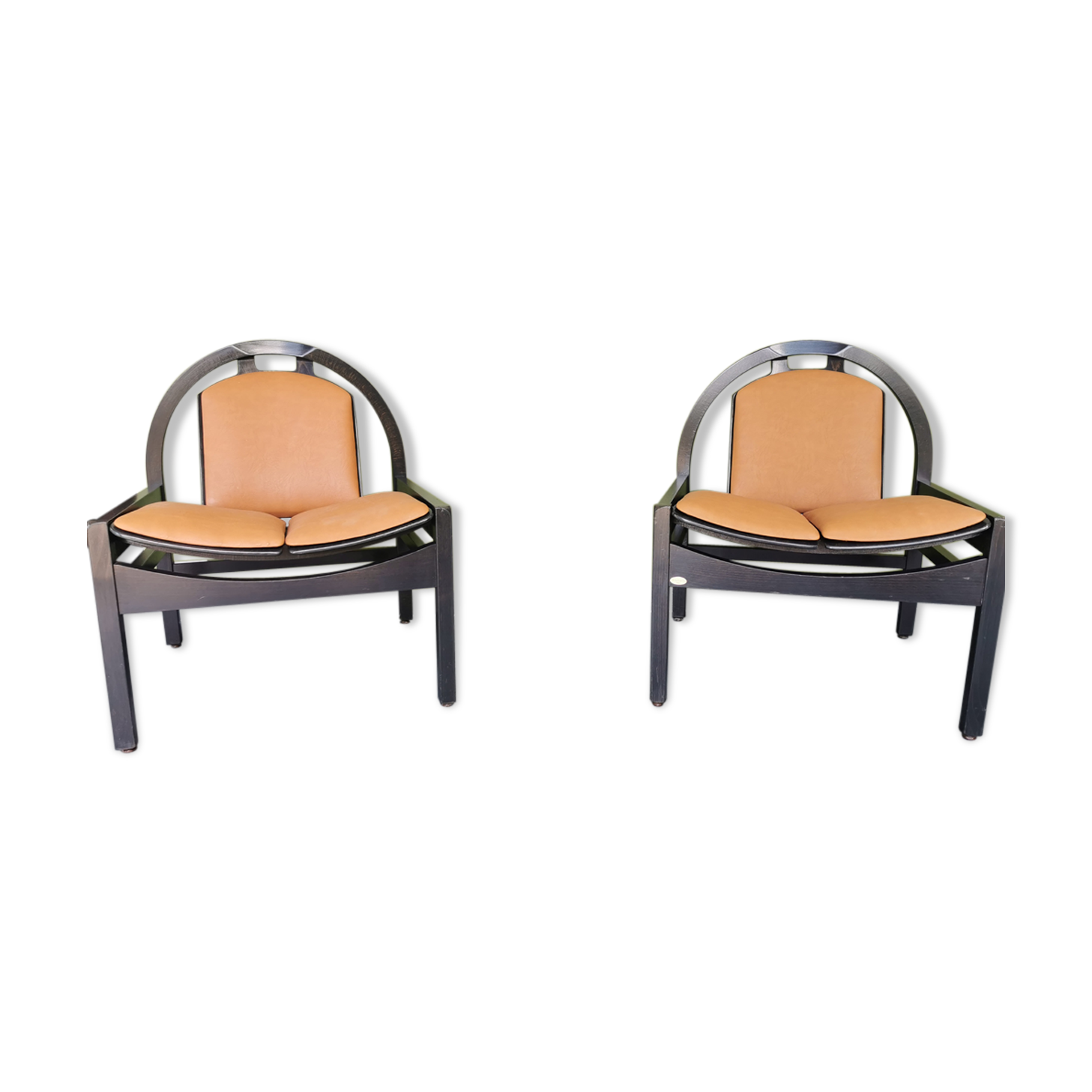 Paire de fauteuils Baumann modèle Argos rénovés