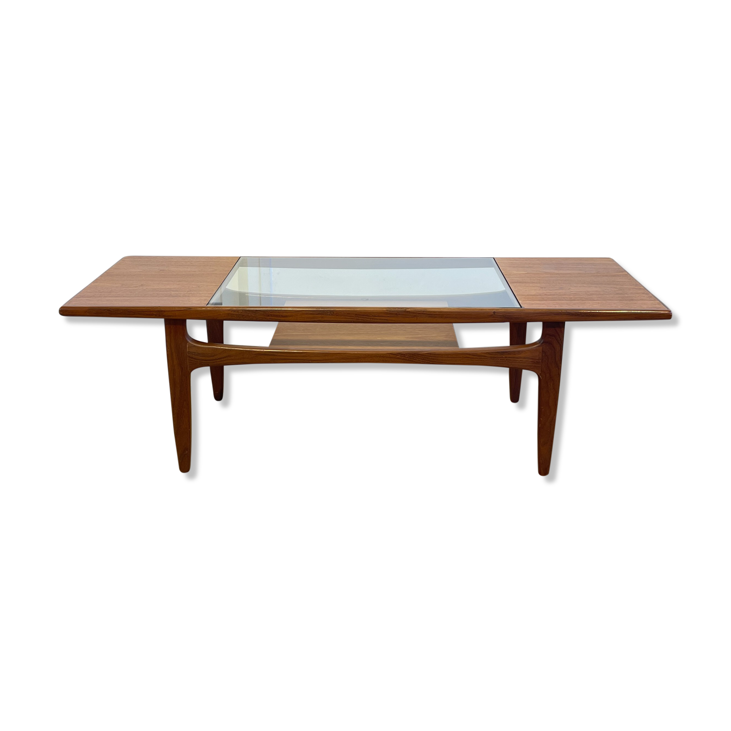 Coffee table Gplan teak & glass