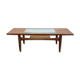 Coffee table Gplan teak & glass