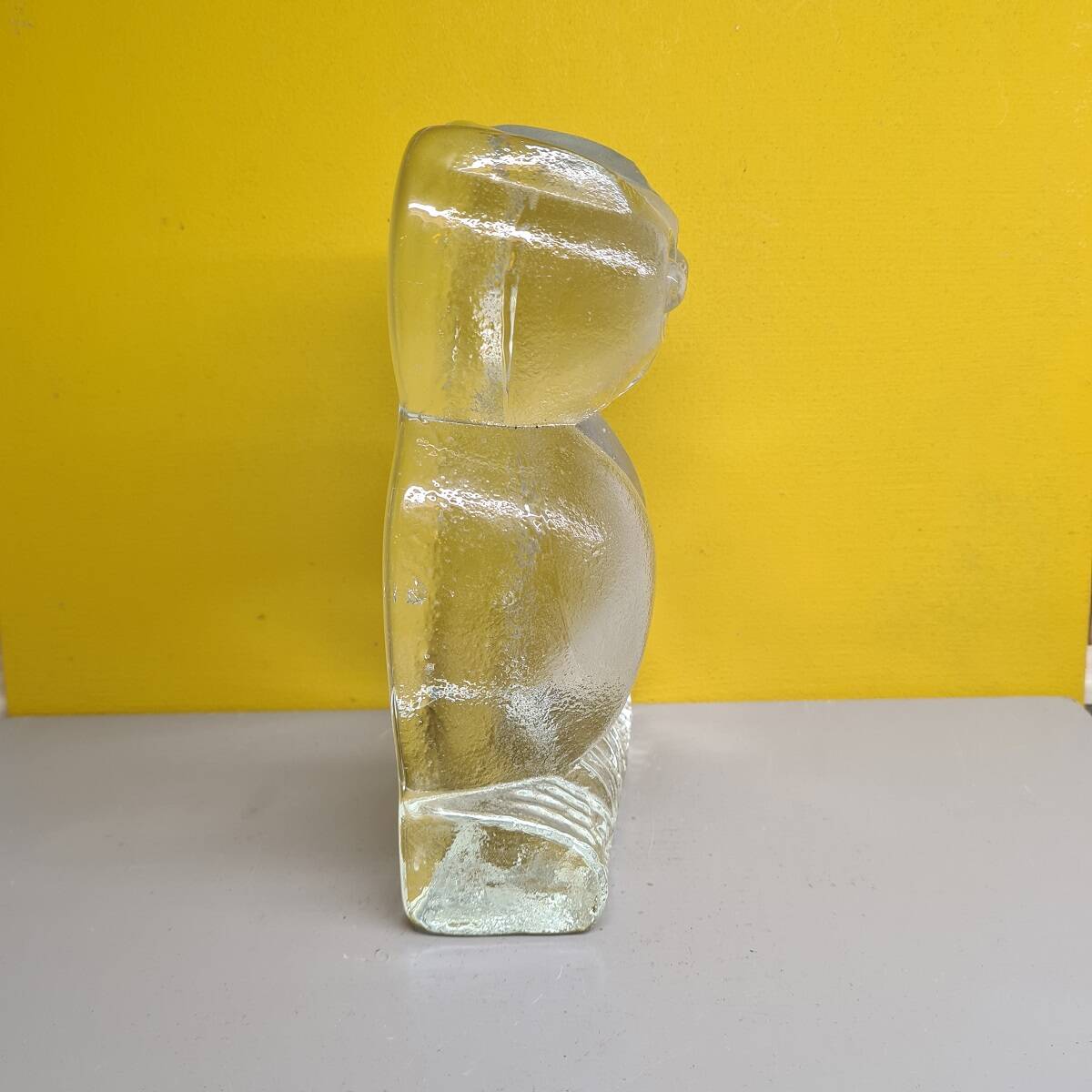 Klaus Breit Wiesenthalhütte Glass Owl, 1970s