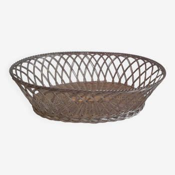 Braided metal basket