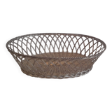 Braided metal basket