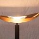 Vintage floor lamp by Artemide in glass, minimalist uplight from the 80s.
