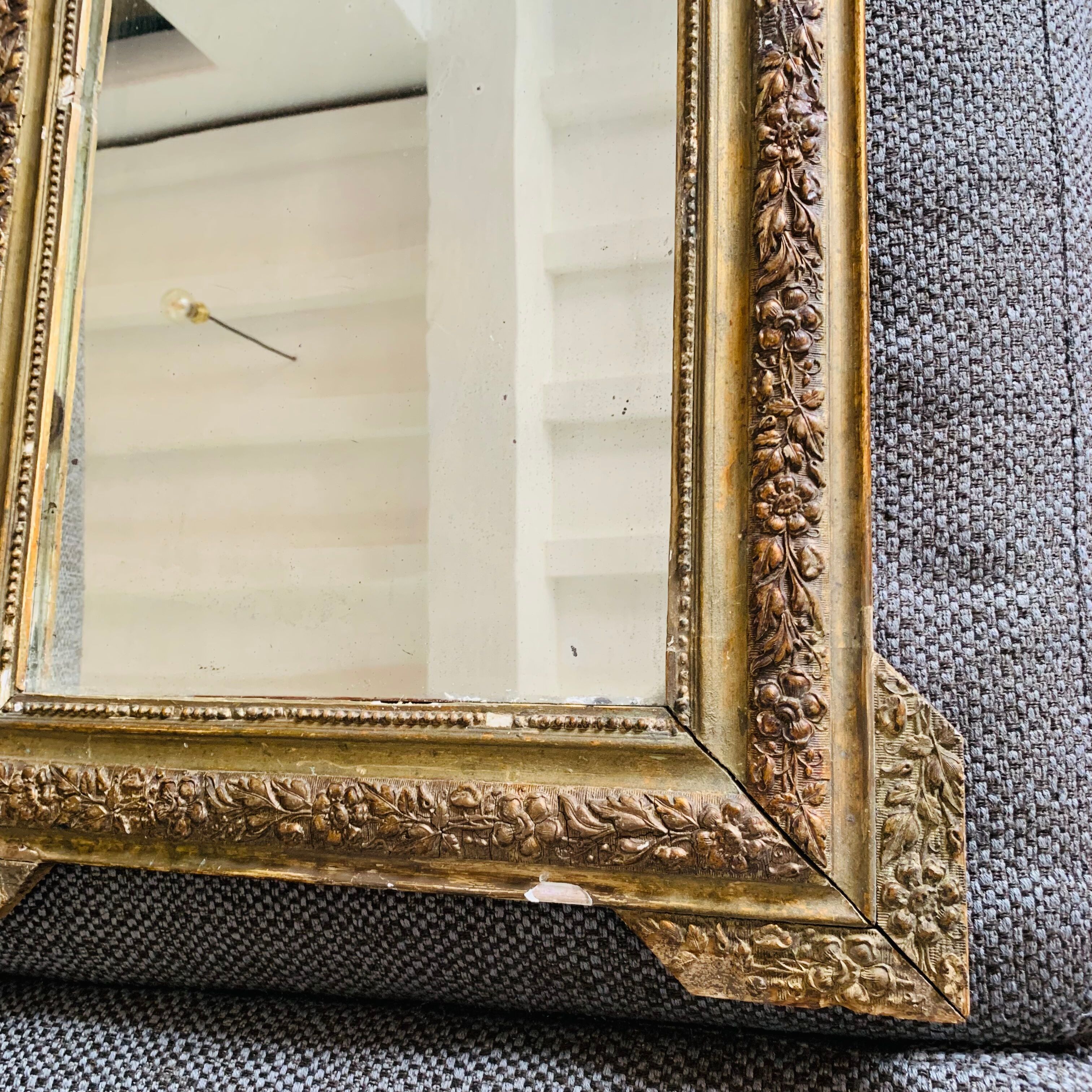 Ancien miroir 64x49cm