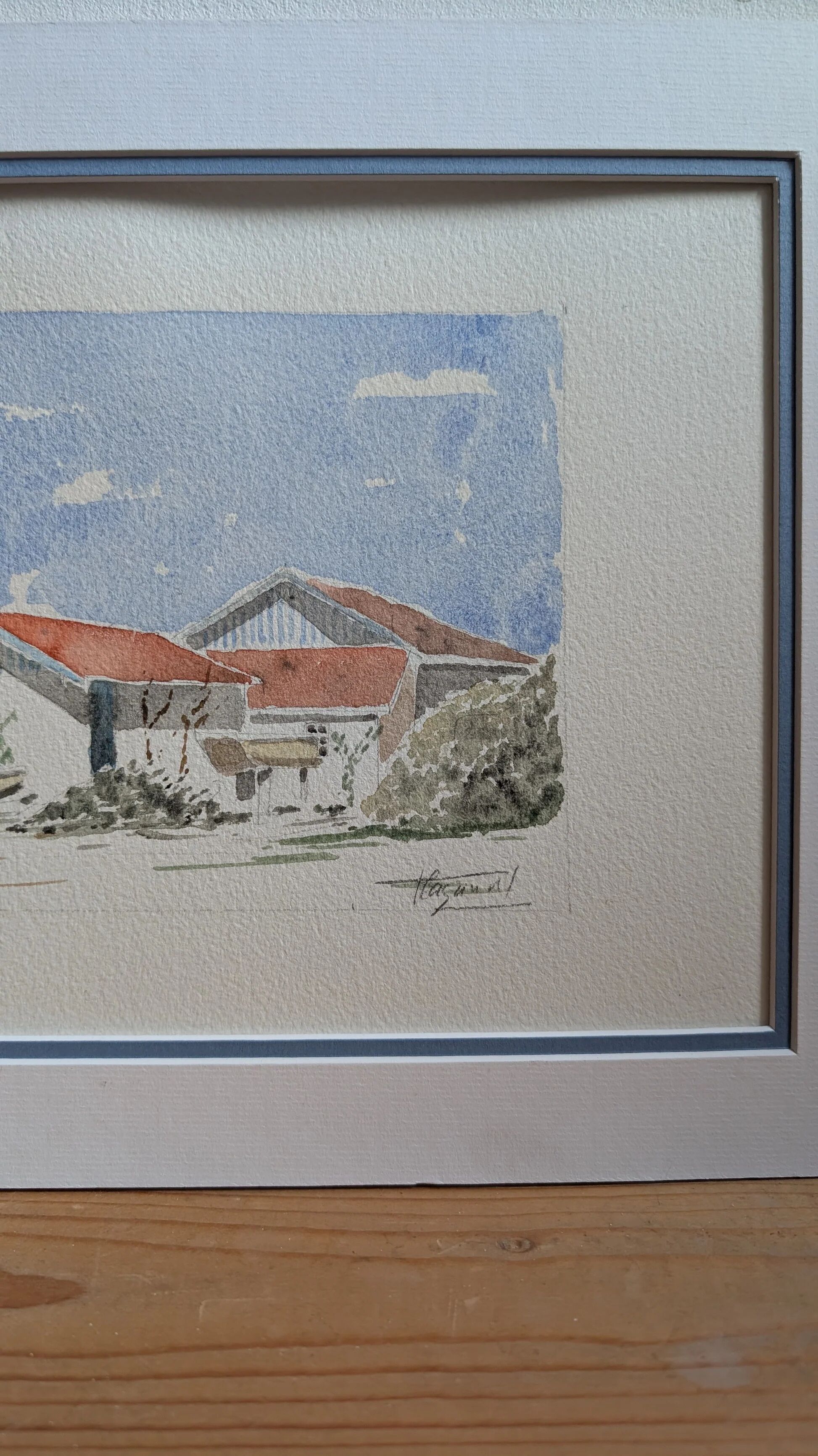 Aquarelle originale – Esprit du Cap Ferret
