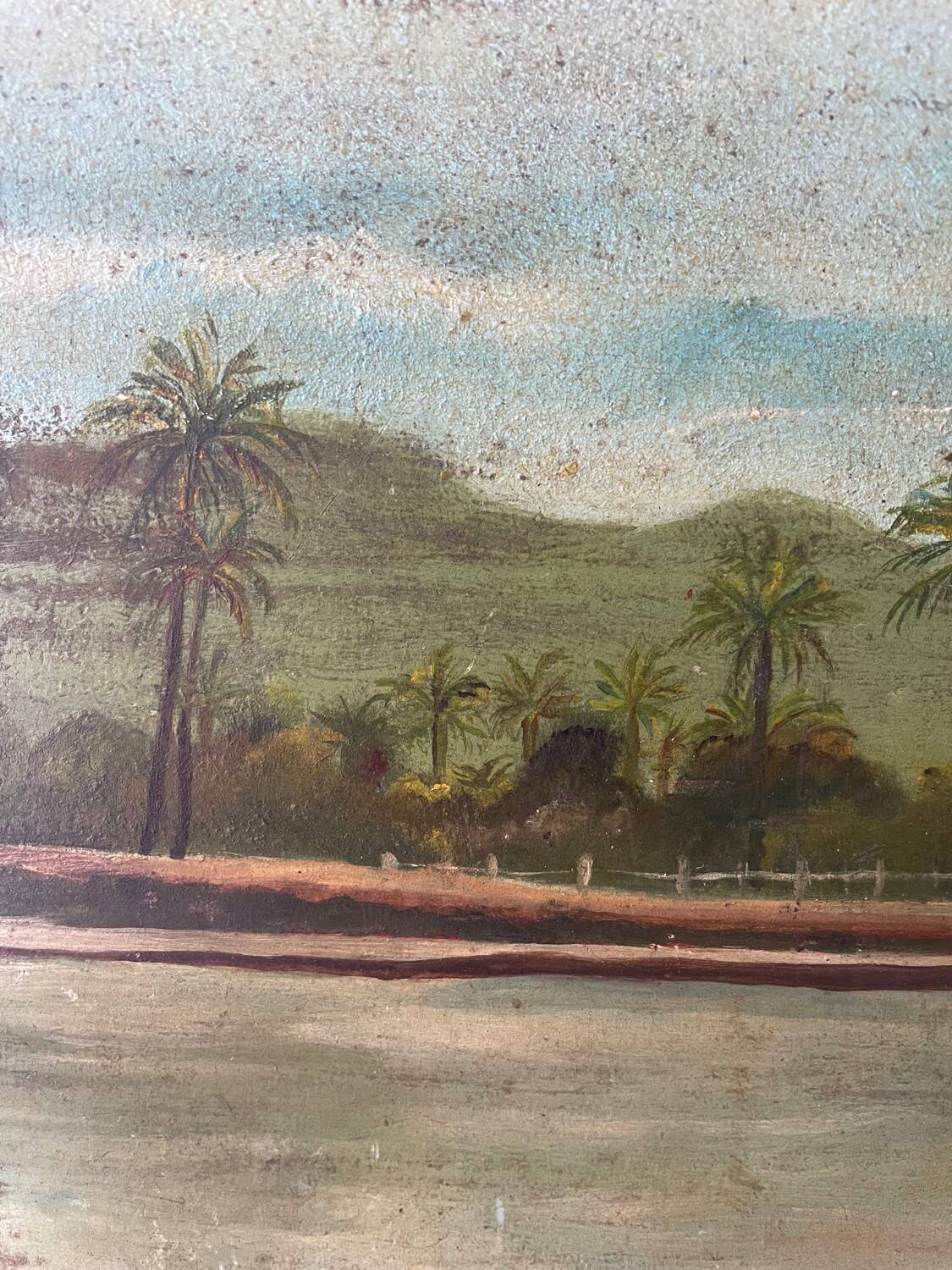 Oil painting on wood 1927