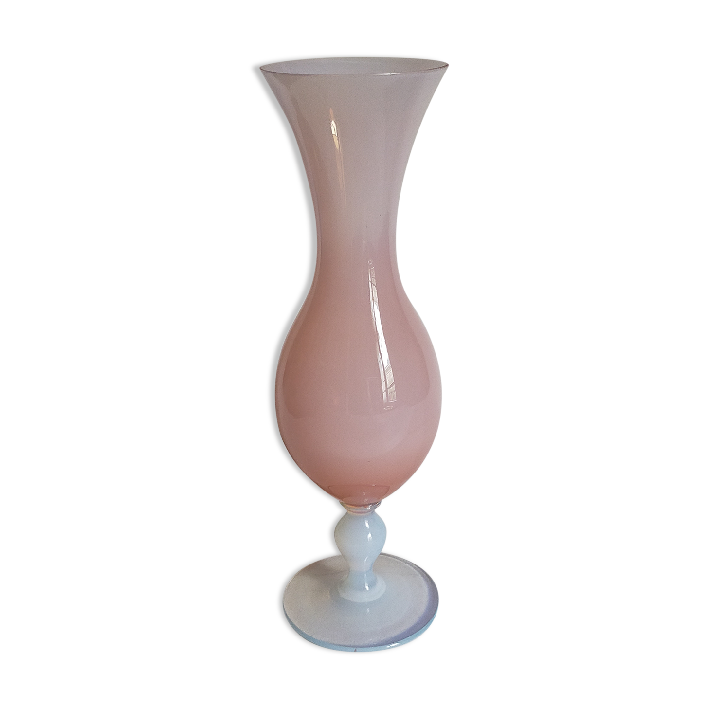 Vintage fair opaline walking vase