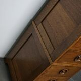 English oak apothecary cabinet 1930s