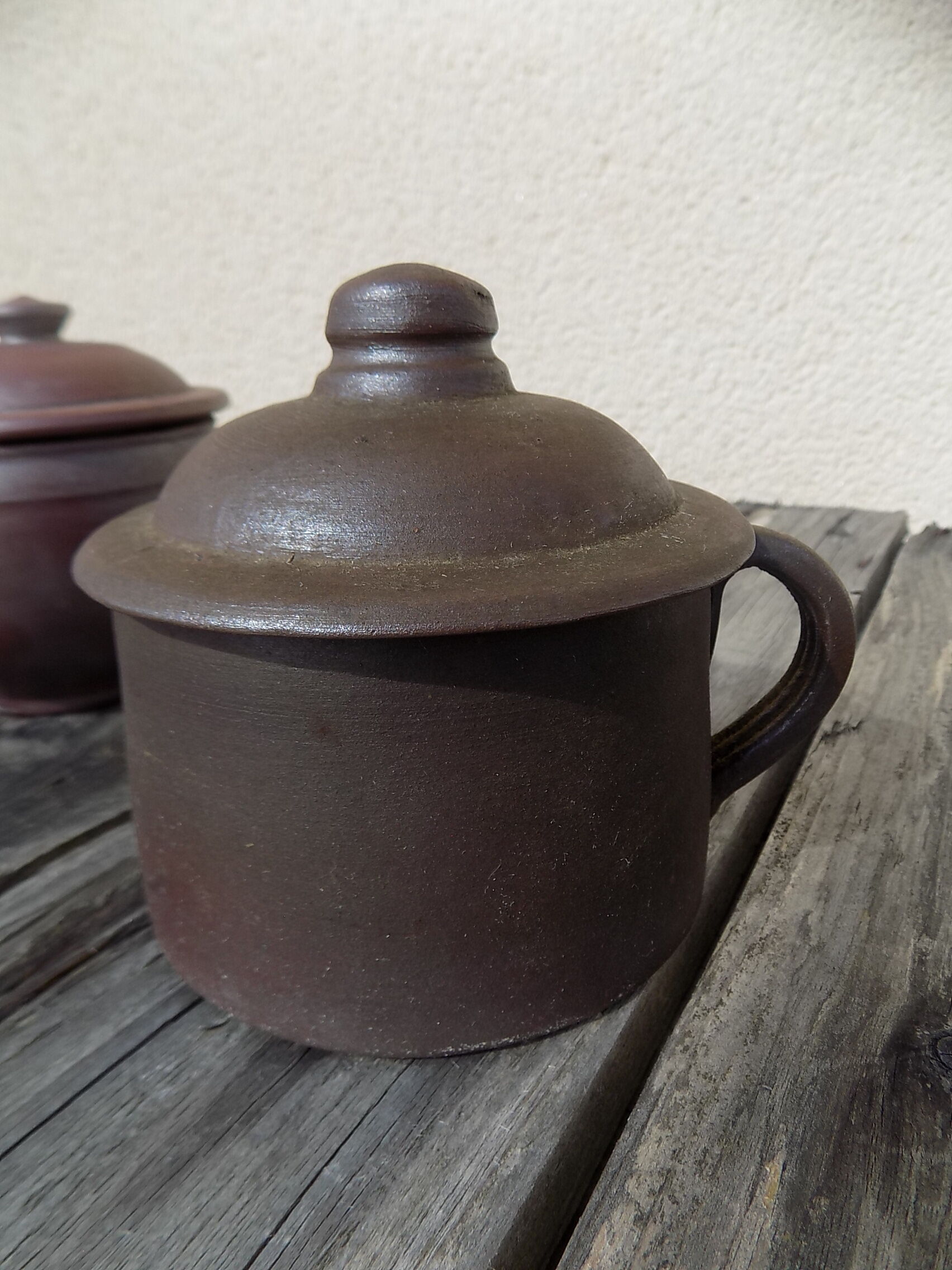 Bols et tasse poterie normande
