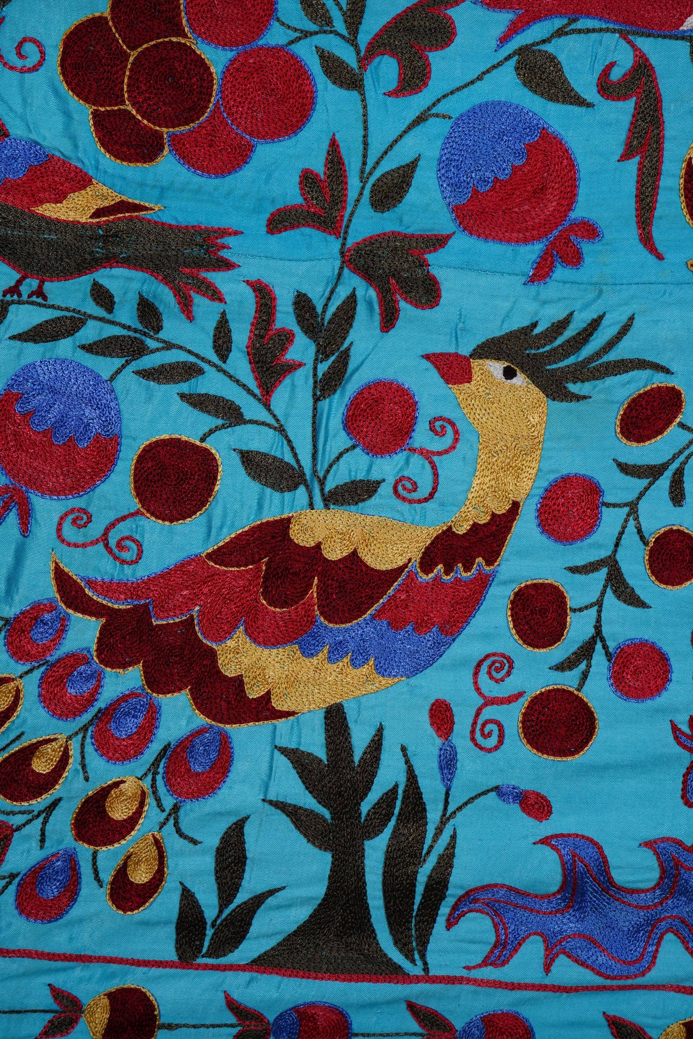 Tapis turc vintage noué à la main